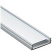 Профиль для свет-ленты 'накладной' широкий серебро CAB263 2метра