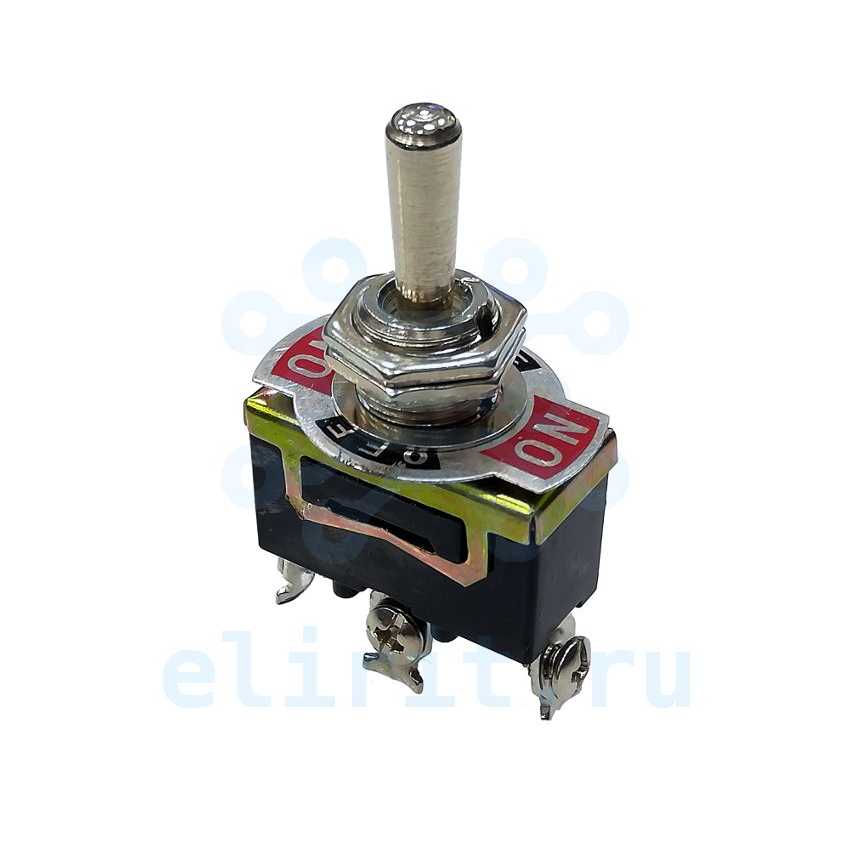 Тумблер E-TEN-103 (1122) 3pin 250V 15А on-off-on