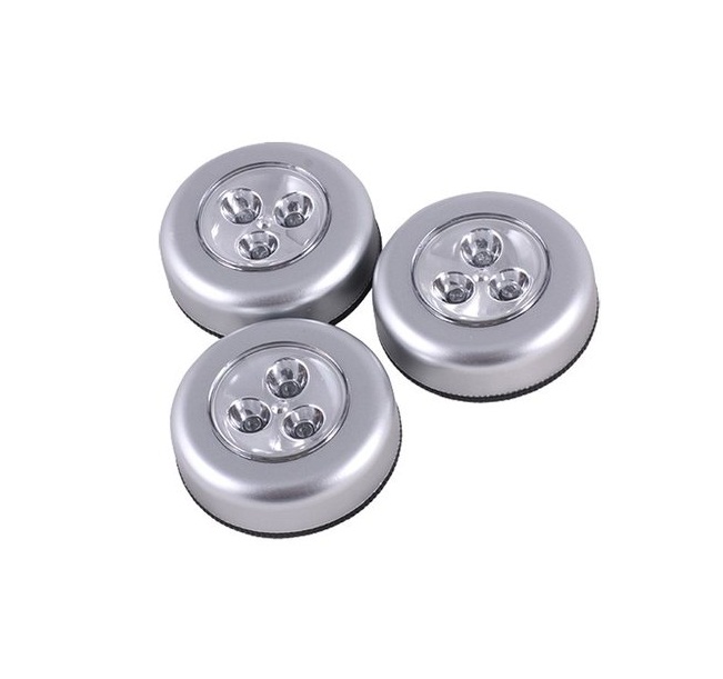 Фонарь-Светильник PL-3LED серебро 3*1,5(ААА) 1шт