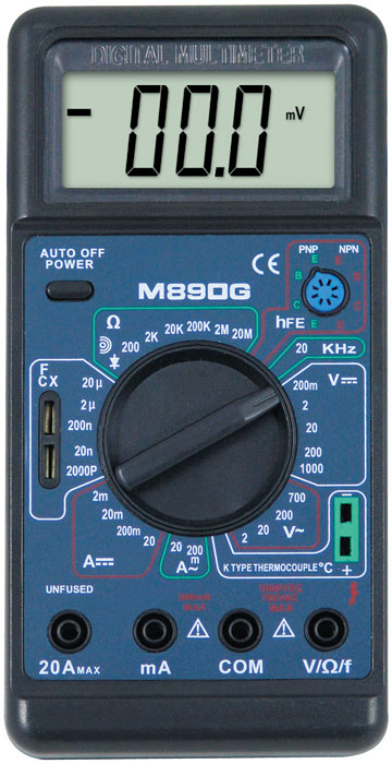 Мультиметр M-890G унив+темп+частотомер