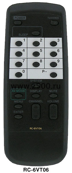 Пульт AIWA RC-6VT06 =RM-053N