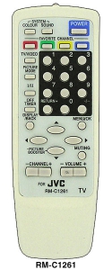 Пульт JVC RM-C1261 =RM-530F =RM- 879R =RM-736R