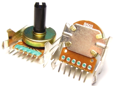 Резистор переменный 6pin 100кОм