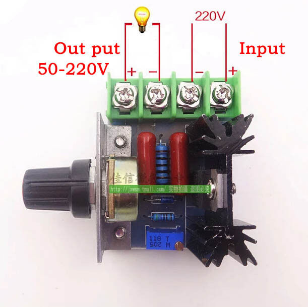 Схема подключения регулятора напряжения 220 вольт с алиэкспресс